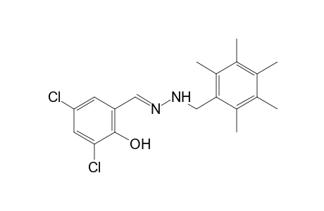 3,5-dichlorosalicylaldehyde, (2,3,4,5,6-pentamethylbenzyl)hydrazone