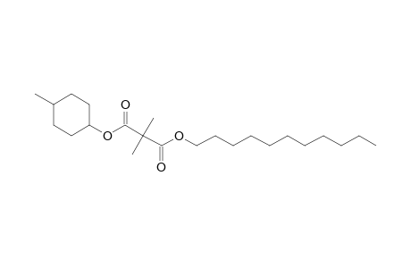 Dimethylmalonic acid, cis-4-methylcyclohexyl undecyl ester