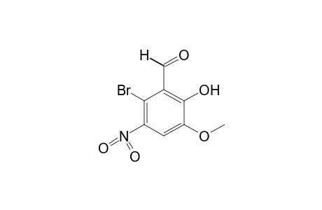 6-bromo-2-hydroxy-5-nitro-m-anisaldehyde