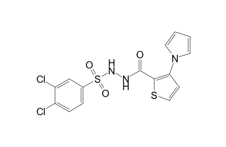 1-[(3,4-dichlorophenyl)sulfonyl]-2-[3-(pyrrol-1-yl)-2-thenoyl]hydrazine