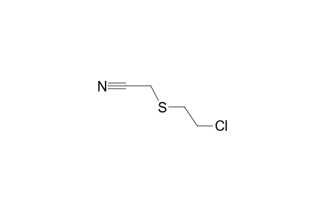 Cyanomethyl 2-chloroethyl sulfide