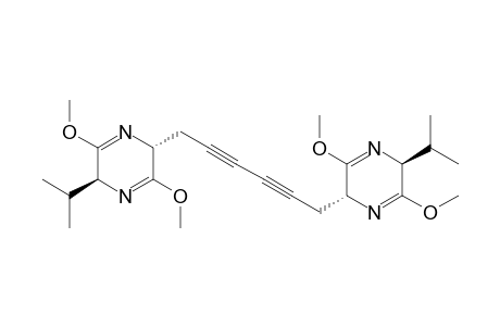 1,6-bis[(2'S,5'R)-2,5-Dihydro-2'-isopropyl-3',6'-dimethoxy-5-pyrazinyl]hexa-2,4-diyne