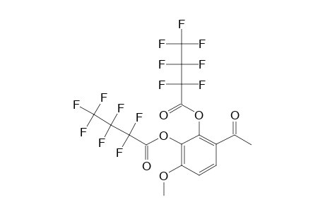 Gallacetophenone-4'-methylether, bis(heptafluorobutyrate)