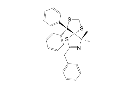 7-BENZYL-9,9-DIMETHYL-4,4-DIPHENYL-1,3,6-TRITHIA-8-AZASPIRO-[4.4]-NON-7-ENE