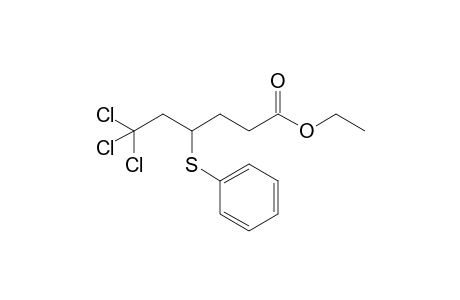 Ethyl-6,6,6-trichloro-4-(phenylthio)hexanoate