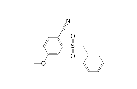 4-Methoxy-2-phenylmethanesulfonyl-benzonitrile