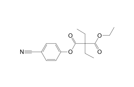 Diethylmalonic acid, 4-cyanophenyl ethyl ester