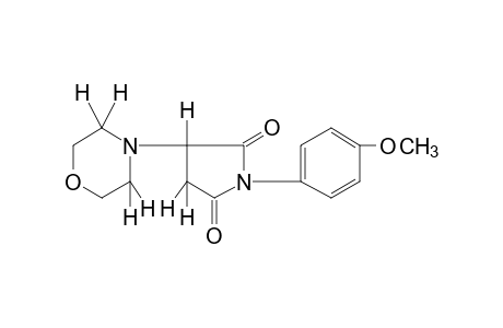 N-(p-methoxyphenyl)-2-morpholinosuccinimide