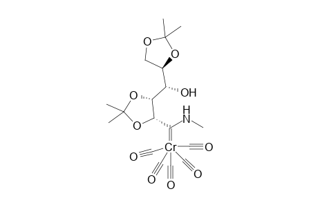 (E)-Pentacarbonyl(1-N-methylamino-1-deoxy-2,3:5,6-di-O-isopropylidene-D-gulitol-1-ylidene)chromium(0)