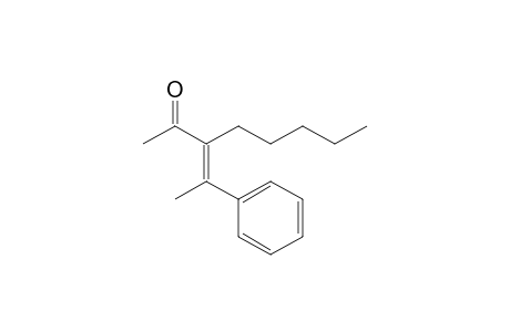 (E)-3-(1-phenylethylidene)octan-2-one