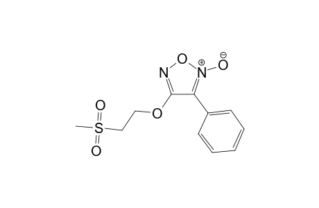 4-(2-mesylethoxy)-2-oxido-3-phenyl-furazan-2-ium