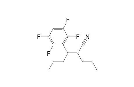 (Z)-3-(2,3,5,6-tetrafluorophenyl)-2-propylhex-2-enenitrile