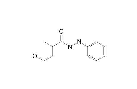 Butanoic acid, 4-hydroxy-2-methyl-, 2-phenylhydrazide