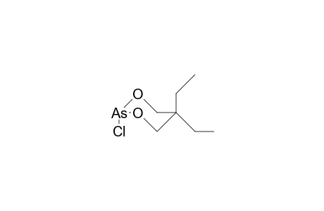 2-Chloro-5,5-diethyl-1,3,2-dioxarsenane