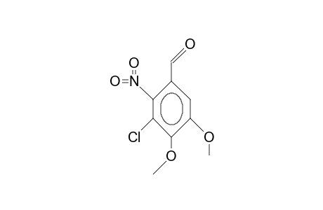 3-Chloro-4,5-dimethoxy-2-nitro-benzaldehyde