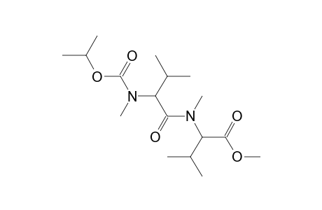 val-val, N,N'-Dimethyl-N-(isopropyloxycarbonyl)-, methyl ester (isomer 1)