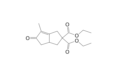 5-Keto-6-methyl-1,3,3a,4-tetrahydropentalene-2,2-dicarboxylic acid diethyl ester