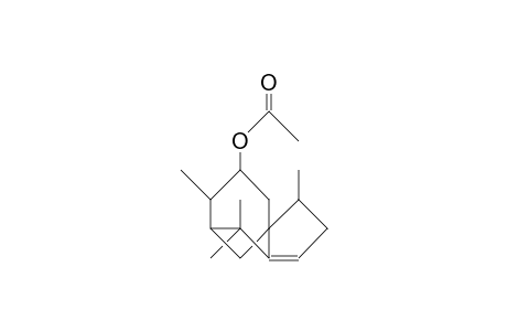 9a-Acetoxy-2,6,6,8a-tetramethyl-tricyclo(5.3.1/1,7/.0/1,5/)undec-4-ene