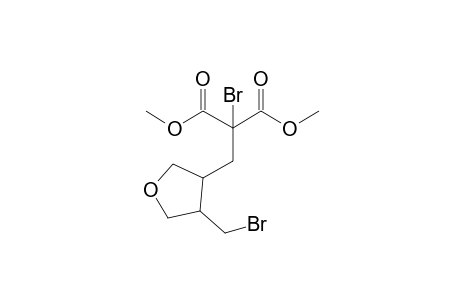 3-(Bromomethyl)-4-{[2'-bromo-2',2'-bis(methoxycarbonyl)ethyl]}-tetrahydrofuran