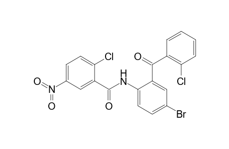 N-[4-Bromo-2-(2-chlorobenzoyl)phenyl]-2-chloro-5-nitrobenzamide