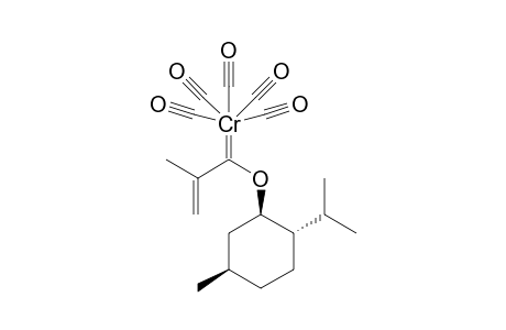 Pentacarbonyl[1-(1R,2S,5R)-menthyl-2-methyl-2-propenylidene]chromium(0)