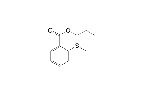 Benzoic acid, 2-(methylthio)-, propyl ester