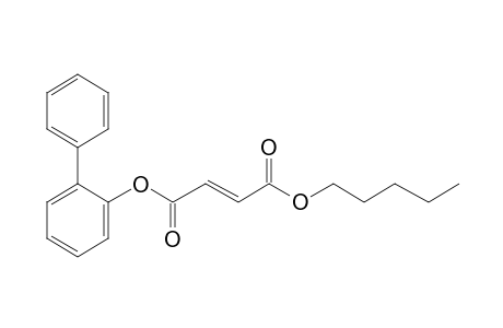 Fumaric acid, pentyl 2-phenylphenyl ester