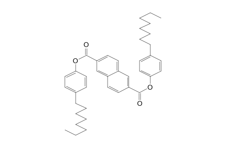 Bis(4-octylphenyl) 2,6-naphthalenedicarboxylate