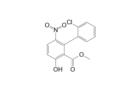 Methyl 2'-chloro-3-hydroxy-6-nitrobiphenyl-2-carboxylate