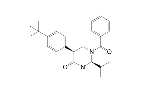 (2S,5S)-1-Benzoyl-5-(4-tert-butylphenyl)-2-isopropyltetrahydropyrimidin-4(1H)-one