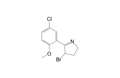 2H-Pyrrole, 4-bromo-5-(5-chloro-2-methoxyphenyl)-3,4-dihydro-