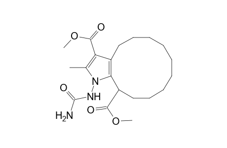 2-Methyl-1-ureido-4,5,6,7,8,9,10,11,12,13-decahydro-1H-cyclododeca[b]pyrrole-3,13-dicarboxylic acid dimethyl ester