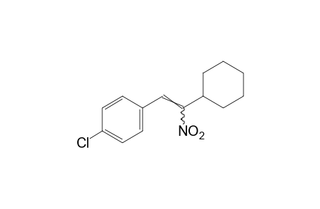 p-CHLORO-beta-CYCLOHEXYL-beta-NITROSTYRENE