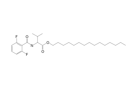 L-Valine, N-(2,6-difluorobenzoyl)-, pentadecyl ester