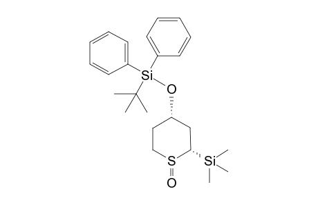 (2R,4S)-4-[(t-Butyldiphenylsilyl)oxy]-2-(trimethylsilyl)-1-thiacyclohexane-1-oxide