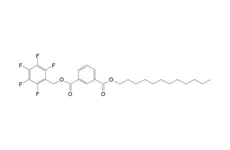 Isophthalic acid, dodecyl pentafluorobenzyl ester