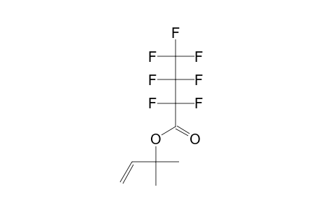 2-Methyl-3-buten-2-ol, heptafluorobutyrate