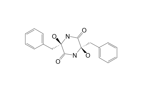 2,5-Piperazinedione, 3,6-dihydroxy-3,6-bis(phenylmethyl)-, cis-