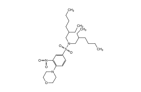 N,N-bis(2-ethylhexyl)-4-morpholino-3-nitrobenzenesulfonamide