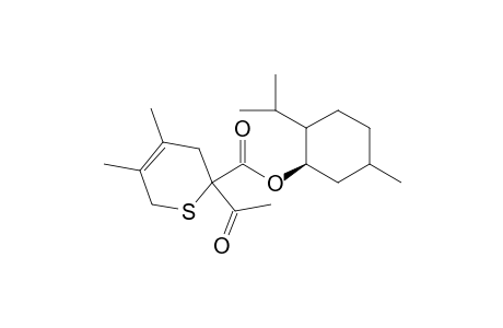 4,5-Dimethyl-2-acetyl-2-[(2-isopropyl-5-methylcyclohexyloxy)carbonyl]3,6-dihydro-2H-thiopyran