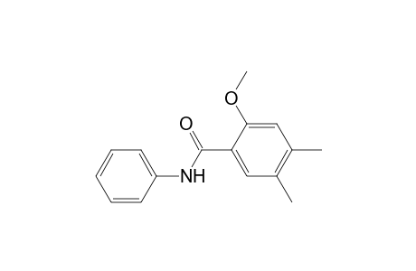 2-Methoxy-4,5-dimethylbenzanilide