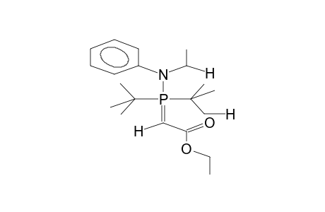 ETHOXYCARBONYLMETHYLENEDI(TERT-BUTYL)-N-ETHYL-N-PHENYLAMINOPHOSPHORANE