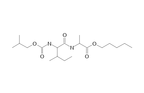 L-Isoleucyl-L-alanine, N-isobutoxycarbonyl-, pentyl ester