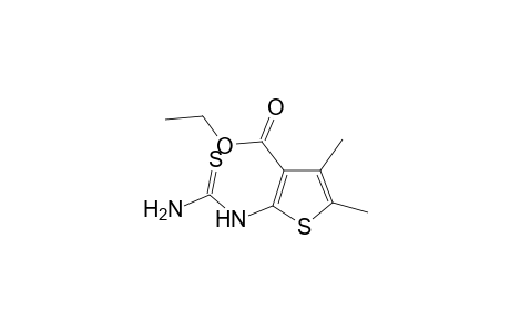 Thiophene-3-carboxylic acid, 4,5-dimethyl-2-thioureido-, ethyl ester