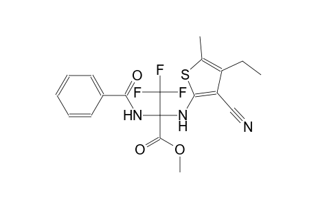 alanine, N-benzoyl-2-[(3-cyano-4-ethyl-5-methyl-2-thienyl)amino]-3,3,3-trifluoro-, methyl ester