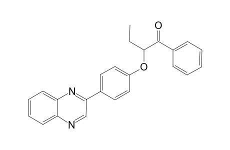 1-Phenyl-2-[4-(2-quinoxalinyl)phenoxy]-1-butanone