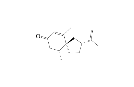 2-Isopropenyl-6,10-dimethylspiro[4.5]dec-6-en-8-one