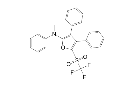 2-(methylphenylamino)-3,4-diphenyl-5-[(trifluoromethyl)sulfonyl]furane