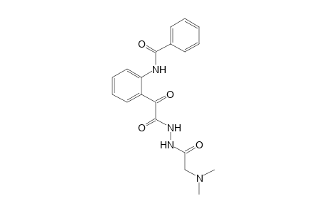 2'-{[2-(N,N-dimethylglycyl)hydrazino]glyoxyloyl}benzanilide