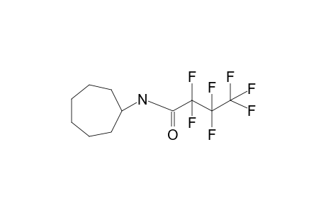 Heptafluorobutyramide, N-cycloheptyl